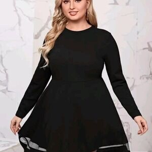 Shein 2xl black dress‎